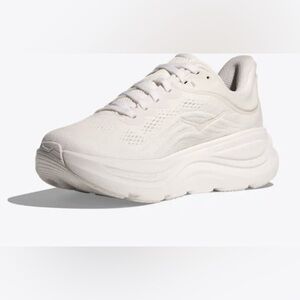 Hoka W Bondi 9  Women's white Sneakers in box